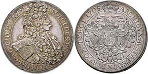 Leopold I.  1657 - 1705  Taler 1705 Wien, ... 