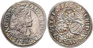 Leopold I.  1657 - 1705  3 Kreuzer / ... 