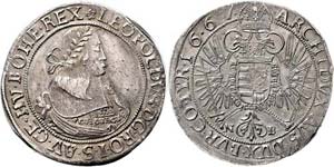 Leopold I.  1657 - 1705  Taler 1667 N-B ... 