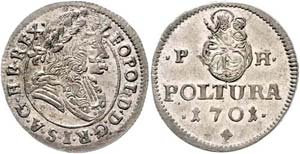 Leopold I.  1657 - 1705  Poltura 1701 Mmz. ... 