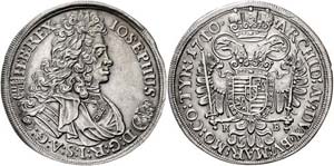 Joseph I. 1705 - 1711  1/2 Taler 1710 (00) ... 