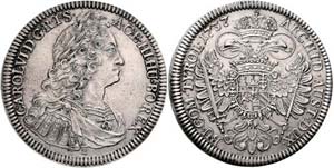 Karl VI. 1712 - 1740  Taler 1737 Ziffer 2. ... 