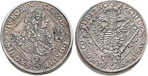Karl VI. 1712 - 1740  1/4 Taler 1720 N-B ... 
