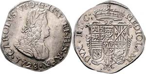 Karl VI. 1712 - 1740  Fillippo 1728 Mailand. ... 