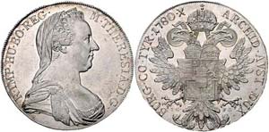 Maria Theresia 1740 - 1780  Taler 1780 IC-FA ... 