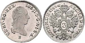 Joseph II. als Alleinregent  1780 - 1790  3 ... 