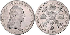 Franz II. 1792 - 1806  Kronentaler 1797 A ... 