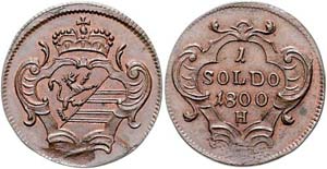 Franz II. 1792 - 1806  Soldo 1800 H ... 