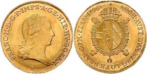 Franz II. 1792 - 1806  Sovrano 1796 B ... 
