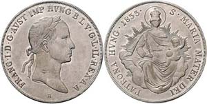 Franz I. 1804 - 1835  Madonnentaler 1833 B ... 