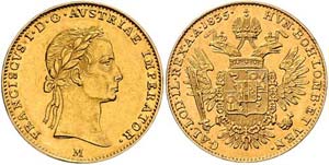 Franz I. 1804 - 1835  1/2 Sovrano 1835 M ... 
