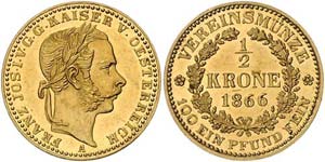 Franz Joseph I. 1848 - 1916  1/2  ... 