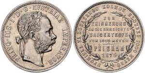 Franz Joseph I. 1848 - 1916  Pribramgulden ... 