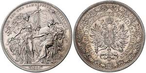 Franz Joseph I. 1848 - 1916  2 Gulden 1880 ... 