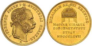 Franz Joseph I. 1848 - 1916  Dukat 1867 A ... 