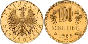 100 Schilling 1926 Wien, min. ... 