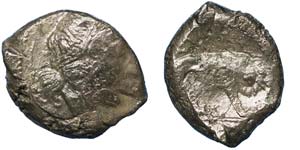 Republic Anonymous (275-270 BC) Double Litra ... 