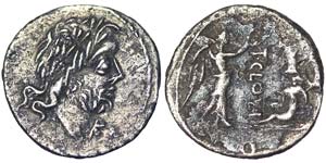 Republic T. Cloelius (98 BC) Quinarius ... 