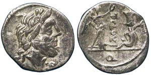 Republic T. Cloelius (98 BC) Quinarius ... 
