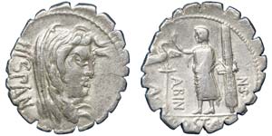 Republic A. Postumius (81 BC) Denarius ... 