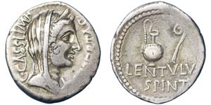 Republic Cassius Proconsul and Imperator (42 ... 