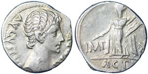Empire Augustus (27 b.C.-14 a.C) Denarius ... 