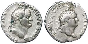 Empire Vespasianus (69-79 AD) Lot Rome. R ... 
