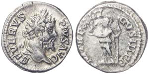 Empire Septimius Severus (193-211) Denarius ... 
