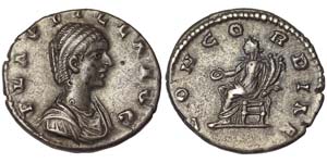 Empire Plautilla (202-205) Denarius Laodicea ... 