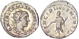 Empire Herennius Etruscus (251) Antoninianus ... 
