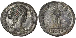 Empire Fausta (324-326) Follis Alexandria ... 