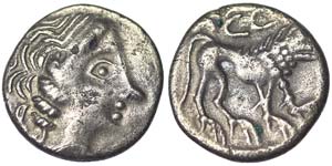 Italy Northern Italy  Drachm II - I Century ... 
