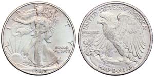 United States  1/2 Dollar (Liberty Walking ... 
