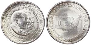 United States  1/2 Dollar (Carver/Washington ... 