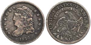 United States  1/2 Dime (Capped bust ... 