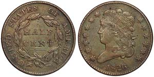 United States  1/2 Cent (Classic head ... 