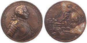 Germany Frederick II (1740-1786) 1757 Medal ... 