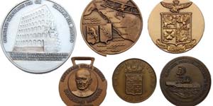 Italy  Lot Lot of 6 medals, theme: marine, ... 