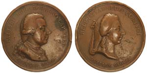 Italy Bergamo  1791 Medal of gratitude from ... 