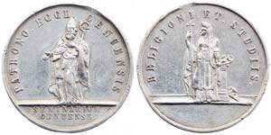 Italy Genoa  Saint Romolo of Genoa. Medal of ... 