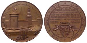 Italy Milan  1893 Commemorative medal to ... 