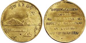 Italy Neaples  1943 Commemorative medal of ... 