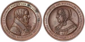 Lettonia Riga  1841 Medal, Opus H.Lorenz ... 
