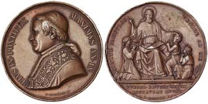 Papal state Pius IX (1846-1878) 1854  Annual ... 