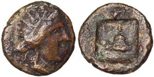 Campania Velia  Triobol 5/6th century BC Ø ... 