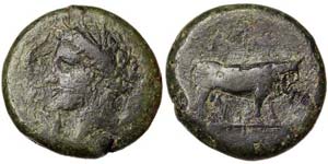 Sicily Katane (Catania)  Dilitron 413-404 BC ... 