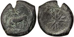 Sicily Taormina  Litra 344-339 BC Ø 35 mm ... 
