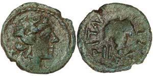 Sicily Tyndaris  Bronze after 200 BC Ø 16 ... 