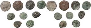 Sicily  Lot Lot of 9 coins: Sicily, various ... 