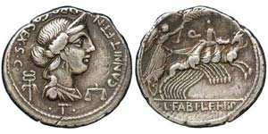 Republic C. Annius (82-81 BC) Denarius ... 